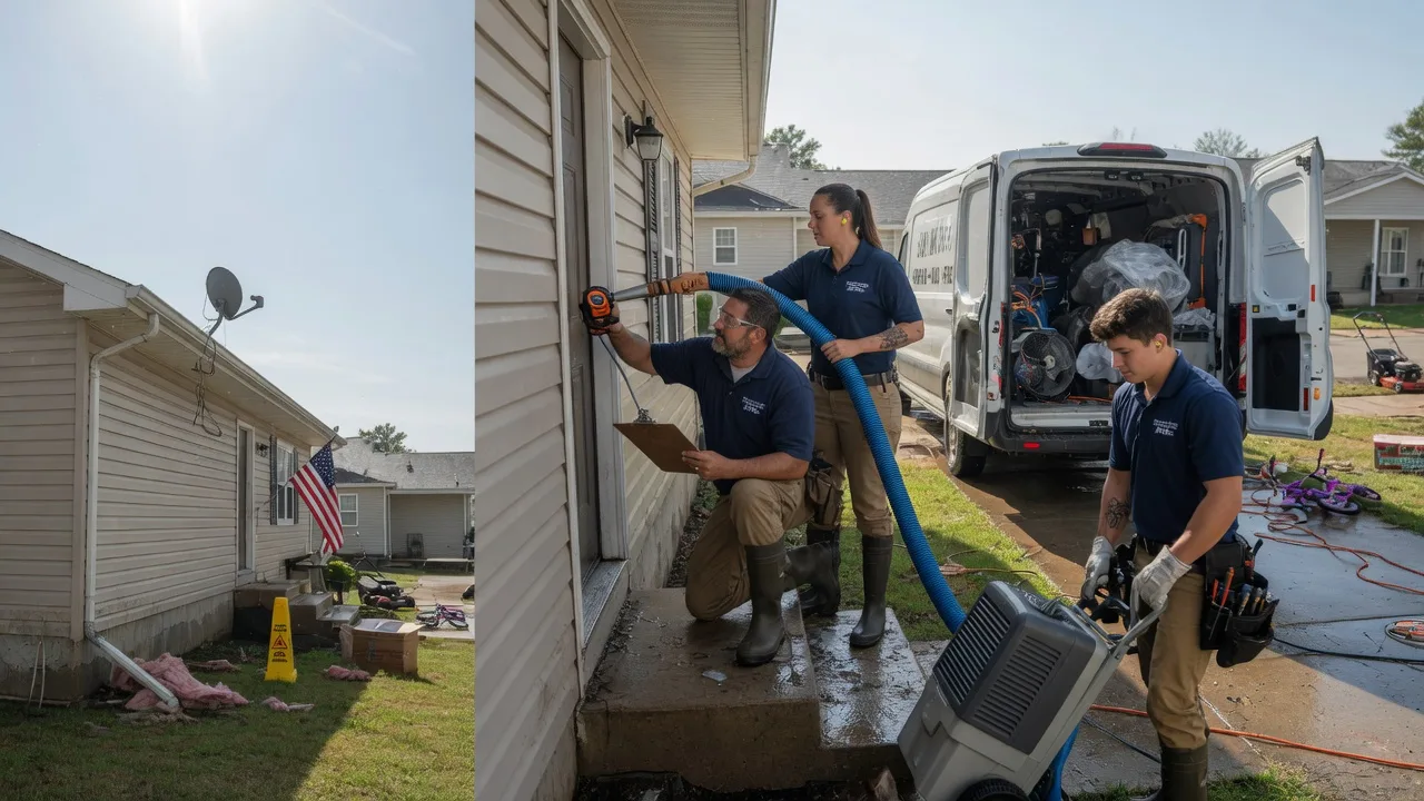 Ceiling Water Damage Restoration in Aubrey, TX near me